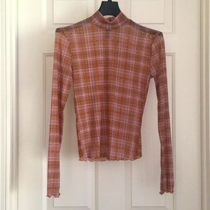 FOREVER 21 Women’s Top Sheath Turtle Neck Long Sleeves Size Small (Junior) NWOT